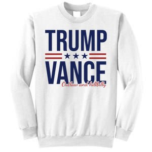 Trump Vance Outlaw And Hillbilly 2024 Election Sweatshirt