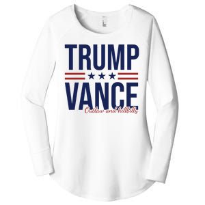 Trump Vance Outlaw And Hillbilly 2024 Election Women's Perfect Tri Tunic Long Sleeve Shirt