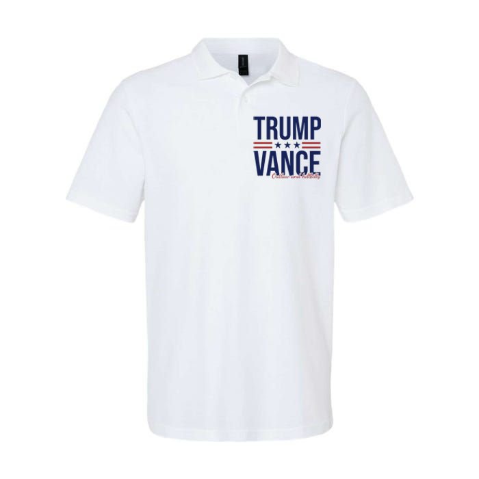 Trump Vance Outlaw And Hillbilly 2024 Election Softstyle Adult Sport Polo