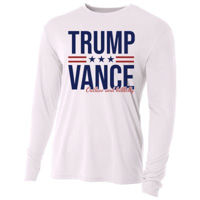 Trump Vance Outlaw And Hillbilly 2024 Election Cooling Performance Long Sleeve Crew