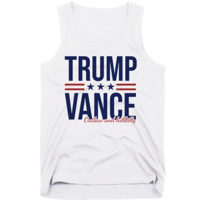 Trump Vance Outlaw And Hillbilly 2024 Election Tank Top