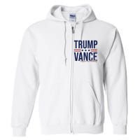 Trump Vance Outlaw And Hillbilly 2024 Election Full Zip Hoodie