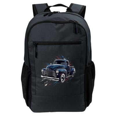 Truck Vintage Old Classic School American Pickup Retro Farm Daily Commute Backpack