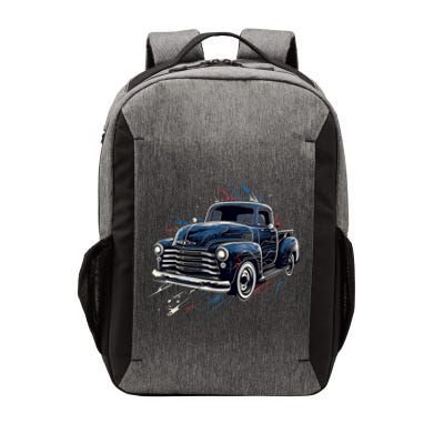 Truck Vintage Old Classic School American Pickup Retro Farm Vector Backpack