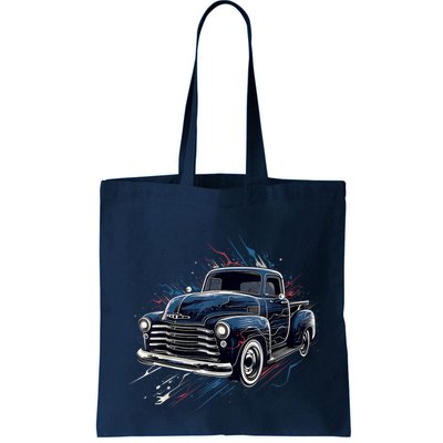 Truck Vintage Old Classic School American Pickup Retro Farm Tote Bag