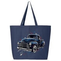 Truck Vintage Old Classic School American Pickup Retro Farm 25L Jumbo Tote