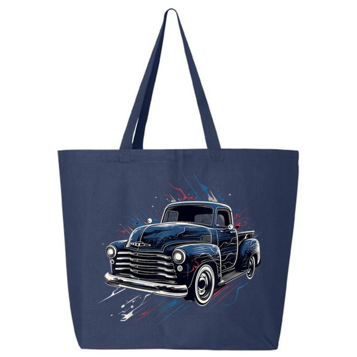 Truck Vintage Old Classic School American Pickup Retro Farm 25L Jumbo Tote