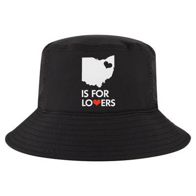 Throwback Vintage Ohio Is For Lovers T Distressed Cool Comfort Performance Bucket Hat