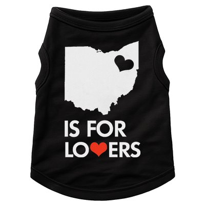Throwback Vintage Ohio Is For Lovers T Distressed Doggie Tank