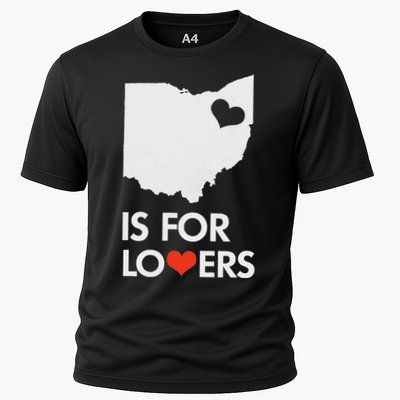 Throwback Vintage Ohio Is For Lovers T Distressed Cooling Performance Crew T-Shirt