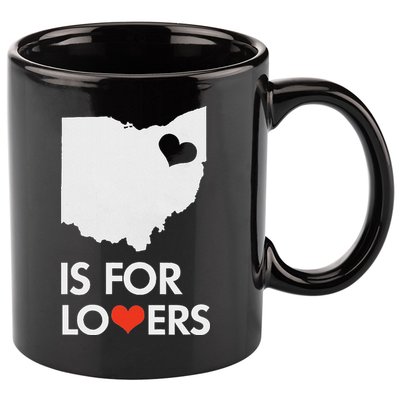Throwback Vintage Ohio Is For Lovers T Distressed 11oz C Handle Ceramic Mug
