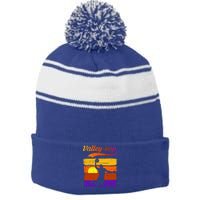 The Valley Oop Phoenix Basketball Stripe Pom Pom Beanie