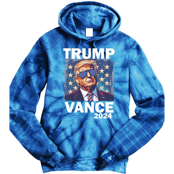 Trump Vance Presidential Election 2024 Gift Tie Dye Hoodie