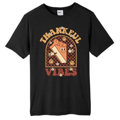 Thankful Vibes Pumpkin Spie Funny Thanksgiving Gift Tall Fusion ChromaSoft Performance T-Shirt