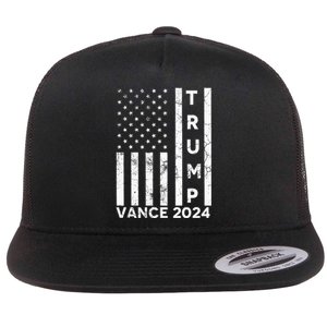 Trump Vance Presidential Election 2024 Flat Bill Trucker Hat