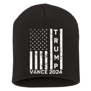 Trump Vance Presidential Election 2024 Short Acrylic Beanie