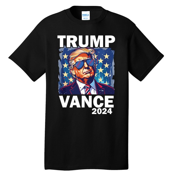 Trump Vance Presidential Election 2024 Tall T-Shirt