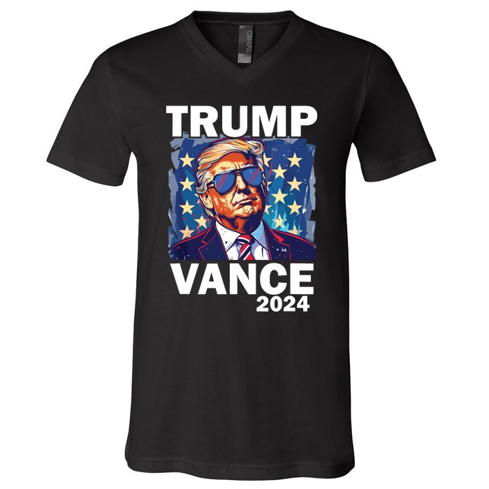 Trump Vance Presidential Election 2024 V-Neck T-Shirt