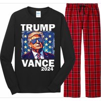 Trump Vance Presidential Election 2024 Long Sleeve Pajama Set