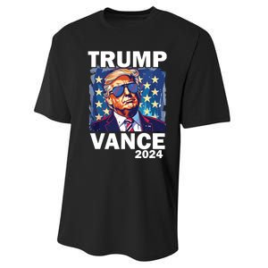 Trump Vance Presidential Election 2024 Performance Sprint T-Shirt