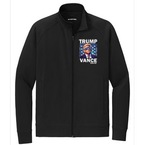 Trump Vance Presidential Election 2024 Stretch Full-Zip Cadet Jacket