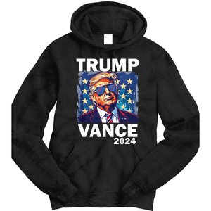 Trump Vance Presidential Election 2024 Tie Dye Hoodie