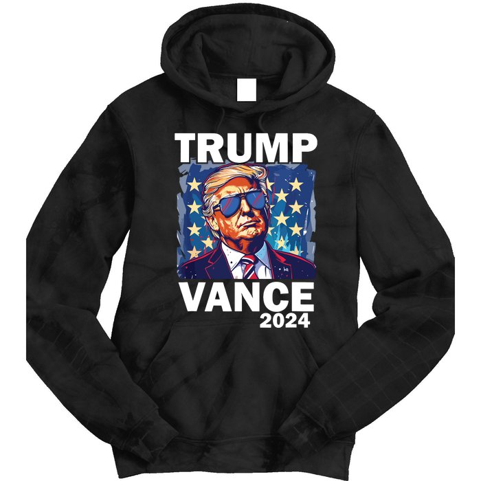 Trump Vance Presidential Election 2024 Tie Dye Hoodie