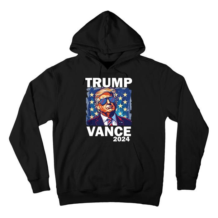 Trump Vance Presidential Election 2024 Tall Hoodie