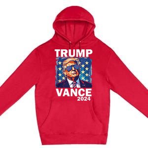 Trump Vance Presidential Election 2024 Premium Pullover Hoodie