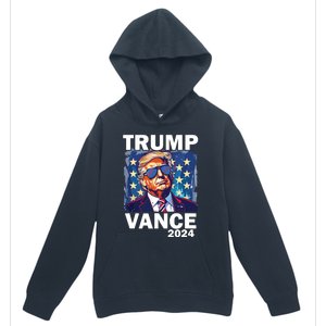 Trump Vance Presidential Election 2024 Urban Pullover Hoodie