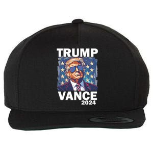 Trump Vance Presidential Election 2024 Gift Wool Snapback Cap