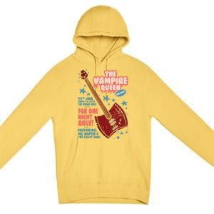 The Vampire Queen Music Poster Premium Pullover Hoodie