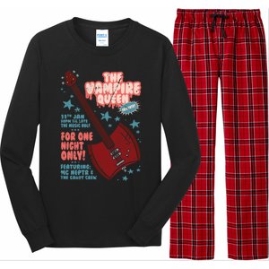 The Vampire Queen Music Poster Long Sleeve Pajama Set