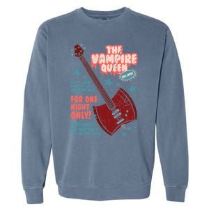 The Vampire Queen Music Poster Garment-Dyed Sweatshirt