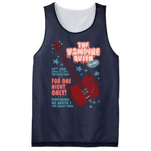 The Vampire Queen Music Poster Mesh Reversible Basketball Jersey Tank