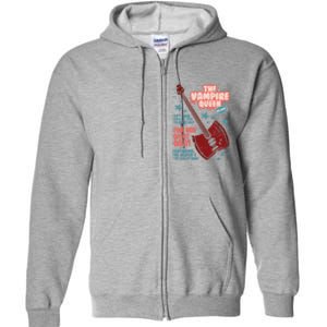 The Vampire Queen Music Poster Full Zip Hoodie