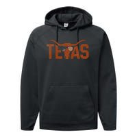 Texas Vintage Retro Performance Fleece Hoodie