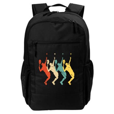 Tennis Vintage Retro 70s 80s Tennis Player Backpack