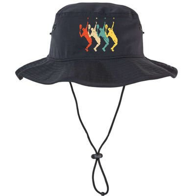 Tennis Vintage Retro 70s 80s Tennis Player Bucket Hat