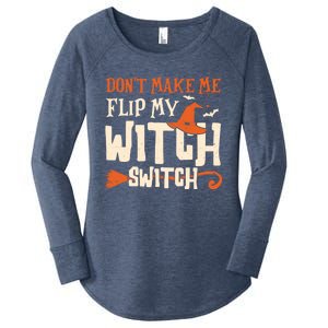 Thankful Vibes Retro Thanksgiving Autumn Fall Graphic Gift Women's Perfect Tri Tunic Long Sleeve Shirt