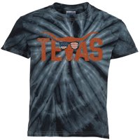 Texas Vintage Retro Kids Tie-Dye T-Shirt