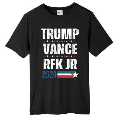 Trump Vance Rfk Jr 2024 American Flag Gift Tall Fusion ChromaSoft Performance T-Shirt