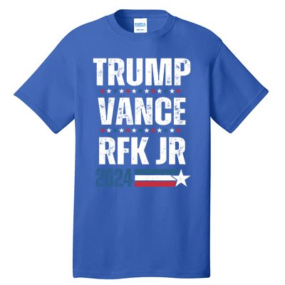 Trump Vance Rfk Jr 2024 American Flag Gift Tall T-Shirt