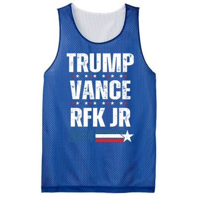 Trump Vance Rfk Jr 2024 American Flag Gift Mesh Reversible Basketball Jersey Tank