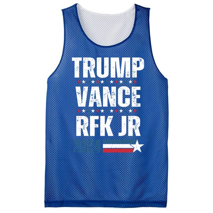 Trump Vance Rfk Jr 2024 American Flag Gift Mesh Reversible Basketball Jersey Tank