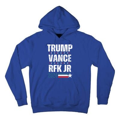 Trump Vance Rfk Jr 2024 American Flag Gift Tall Hoodie