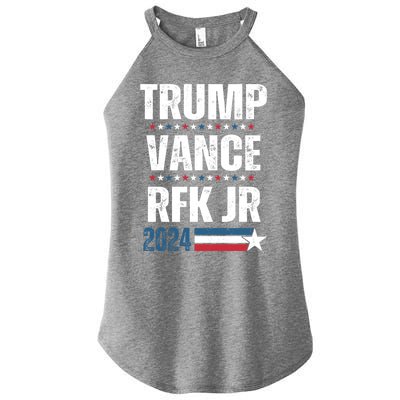 Trump Vance Rfk Jr 2024 American Flag Gift Women’s Perfect Tri Rocker Tank