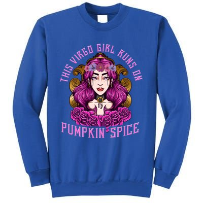 This Virgo Runs On Pumpkin Spice Funny Birthday Gift Funny Gift Sweatshirt