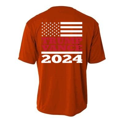 Trump Vance Republican 2024 Election Front And Back Performance Sprint T-Shirt