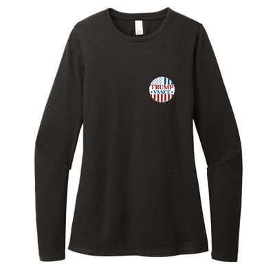 Trump Vance Republican 2024 Election Front And Back Womens CVC Long Sleeve Shirt